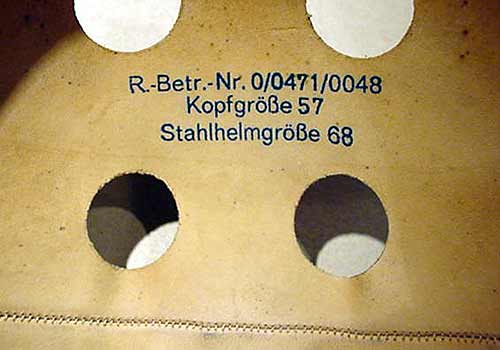 fk-werke Helmet paratrooper liner