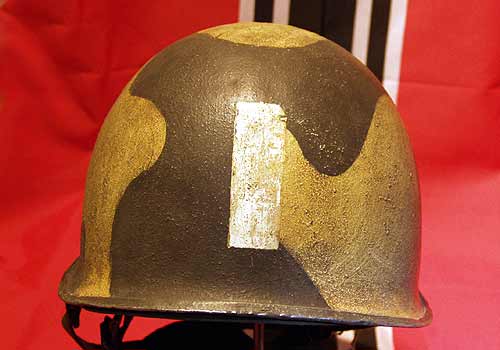 American WW2 M1C Helmet Officers Stripe