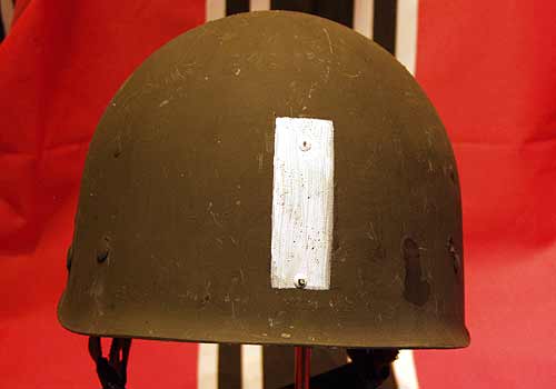 American WW2 M1C Helmet Liner Officers Stripe