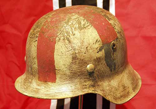 German Waffen SS Medical Helmet