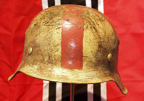 German Waffen SS Medical Helmet