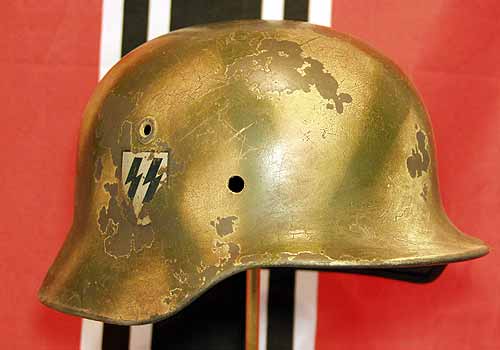 German Waffen SS Normandy Panzer Helmet