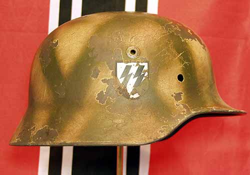 German Waffen SS Normandy Panzer Helmet