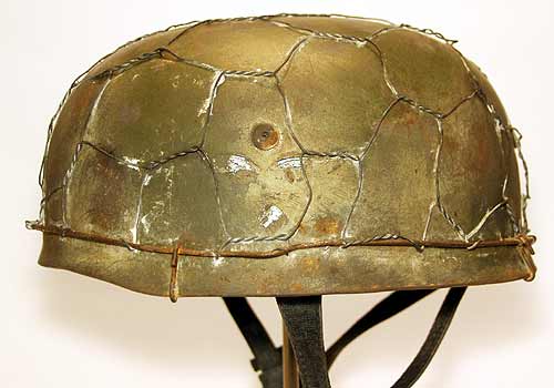 M38 Normandy Helmet chicken Wire