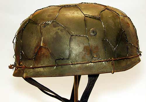 M38 Normandy Helmet chicken Wire