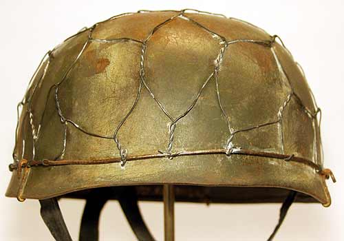 M38 Normandy Helmet chicken Wire