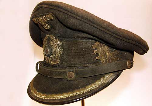 Blue U-Boat Commanders Peaked Cap